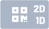 2D barcode, e.g. QR code