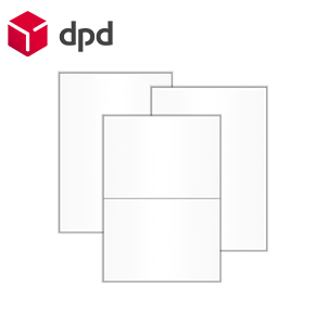 DPD Labels on Sheet - View Assortment
