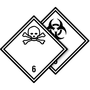 Dangerous Goods Labels Class 6 - View Assortment