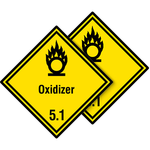 Dangerous Goods Labels Class 5 - View Assortment