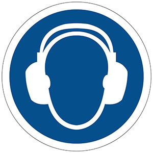 Mandatory Sign: Wear Ear Protection - View Assortment