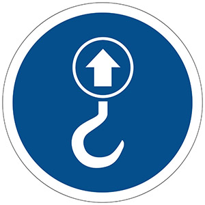 Mandatory Sign: Lifting Point - View Assortment