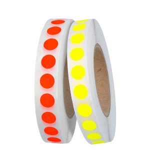 Round Paper Marking Labels, Ø 13 mm, permanent adhesive - View Assortment