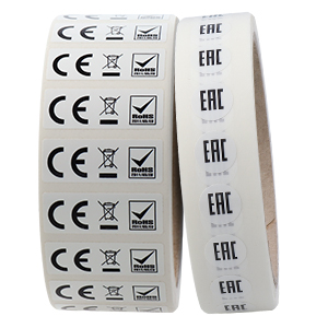 CE & WEEE Labels - View Assortment
