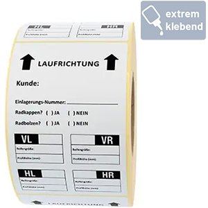 Tire Labels - View Assortment