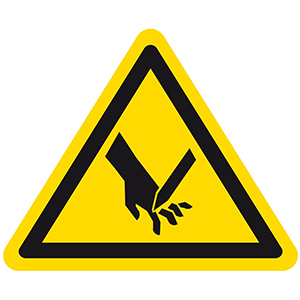 Caution Sign: Cutting Hazard