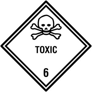 Dangerous Goods Labels Class 6.1, Toxic - View Assortment