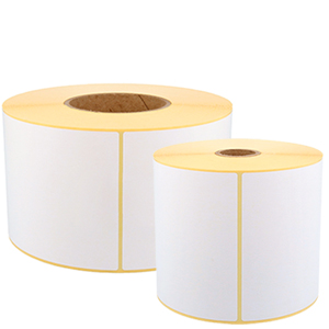 Paper Labels with permanent adhesive - View Assortment