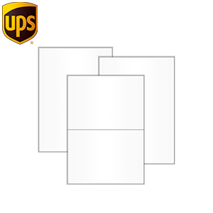 UPS Labels on Sheet - View Assortment