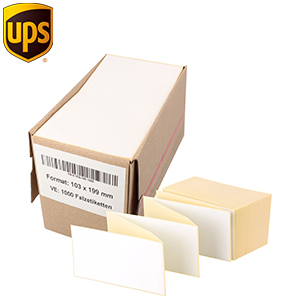 UPS Strap Folded Labels - View Assortment