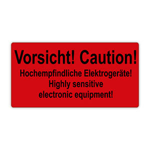 Highly sensitive electronic equipment - View Assortment