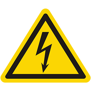 Caution Sign: Electrical Hazard