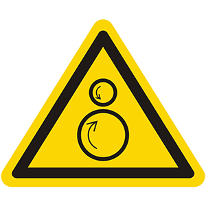 Caution Sign: Entanglement - Rotating Parts