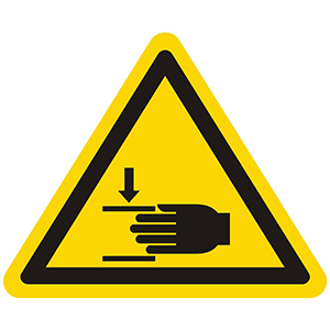 Caution Sign: Keep Hands Clear