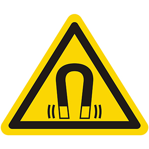 Caution Sign: Strong Magnetic Field