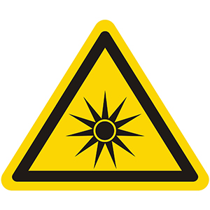 Caution Sign: Optical Radiation