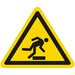Caution Sign: Trip Hazard - Watch your Step