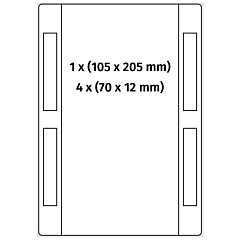 shipping labels, 105 x 205 mm - View Product