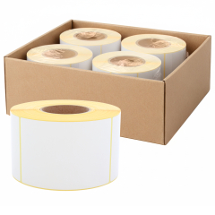 zebra compatible shipping labels, thermal-eco/thermal-top, 100 x 150 mm, 4 rolls per box - View Product