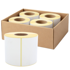 zebra compatible paper labels, 148 x 210 mm, 4 rolls per box - View Product