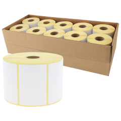zebra compatible paper labels, 76.2 x 50.8 mm, 10 rolls per box - View Product