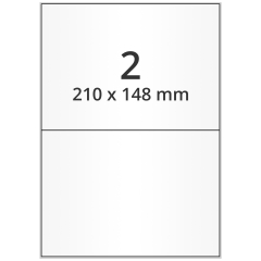 polyester labels, transparent, 210 x 148 mm - View Product