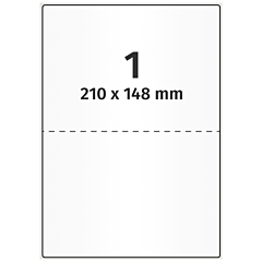polyester labels, 210 x 148 mm - View Product
