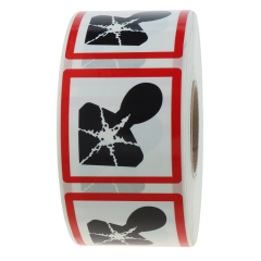 GHS labels GHS 08, health harmful, 50 x 50 mm - View Product