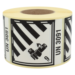 dangerous goods labels, paper, 100 x 120 mm - View Product