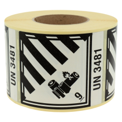 dangerous goods labels, paper, 100 x 120 mm - View Product