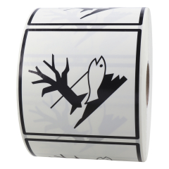 dangerous goods labels, environmentally hazardous, 100 x 100 mm - View Product