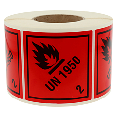 dangerous goods labels, polyethylene foil, 100 x 100 mm - View Product