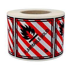 dangerous goods labels, polyethylene foil, 100 x 100 mm - View Product