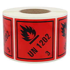 dangerous goods labels, polyethylene foil, 100 x 100 mm - View Product