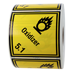 dangerous goods labels, polyethylene foil, 100 x 100 mm - View Product