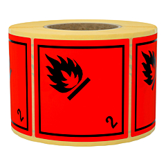 dangerous goods labels, paper, 100 x 100 mm - View Product