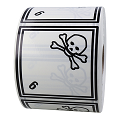 dangerous goods labels, polyethylene foil, 100 x 100 mm - View Product