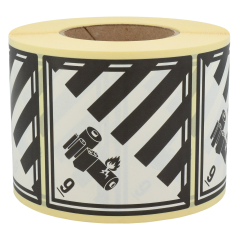 dangerous goods labels, paper, 100 x 100 mm - View Product