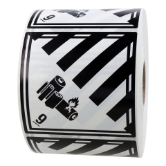 dangerous goods labels, polyethylene foil, 100 x 100 mm - View Product