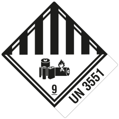 dangerous goods labels, paper, 100 x 120 mm - View Product