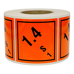 dangerous goods labels, polyethylene foil, 100 x 100 mm - View Product