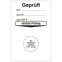base label resource inspection, 76.2 x 50.8 mm - View Product