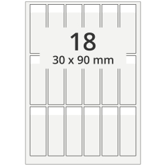 cable labels, polyester, 30 x 90 mm - View Product