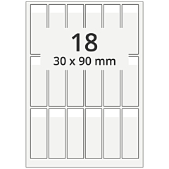 cable labels, polyester, 30 x 90 mm - View Product