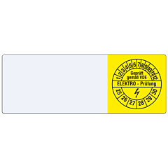 cable inspection label, 2025-2030, PVC/Vinyl, 25 x 70 mm - View Product
