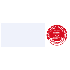 cable inspection label, 2026-2031, polyethylene foil, 25 x 70 mm - View Product