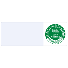 cable inspection label, 2028-2033, polyethylene foil, 25 x 70 mm - View Product