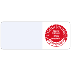 cable inspection label, 2026-2031, polyethylene foil, 20 x 50 mm - View Product