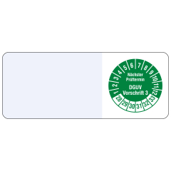 cable inspection label, 2028-2033, polyethylene foil, 20 x 50 mm - View Product