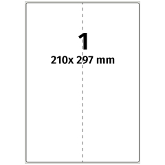 shipping labels, 210 x 297 mm - View Product